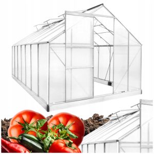 Szklarnia Ogrodowa Poliwęglan 2,5x4,3 Mirpol Tunel Ogrodowy 10,75m2